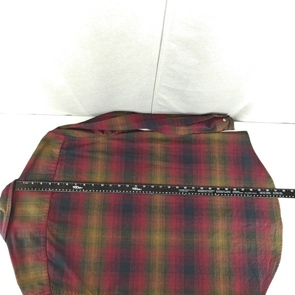 Pendleton Mason Shirt Men Medium Flannel Shadow Plaid Button Long Sleeve Western - Picture 10 of 12